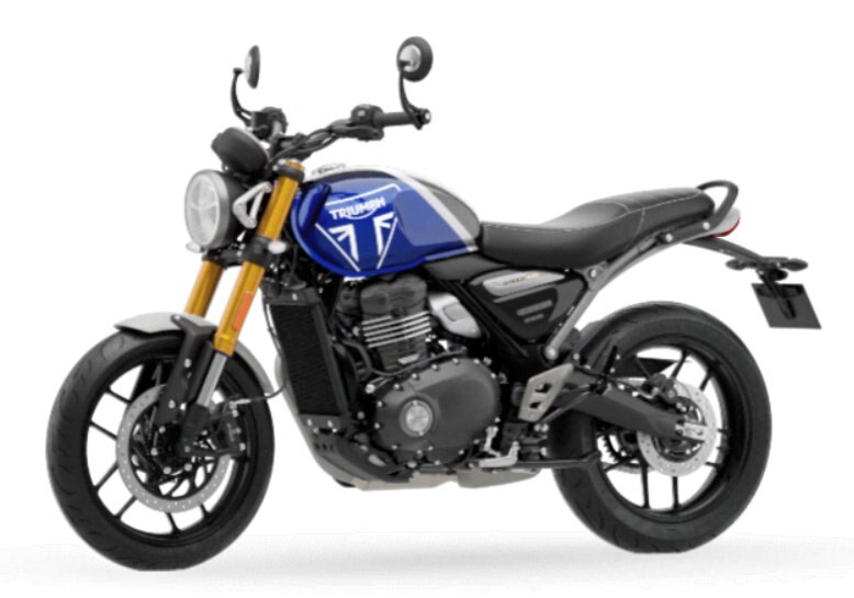 2025 Triumph SPEED 400 Caspian Blue / Storm Grey