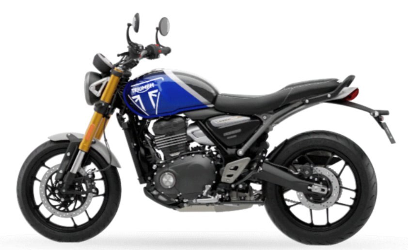 2025 Triumph SPEED 400 Caspian Blue / Storm Grey