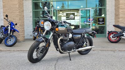 2025 Triumph BONNEVILLE T100 COMPETITION GREEN / IRONSTONE