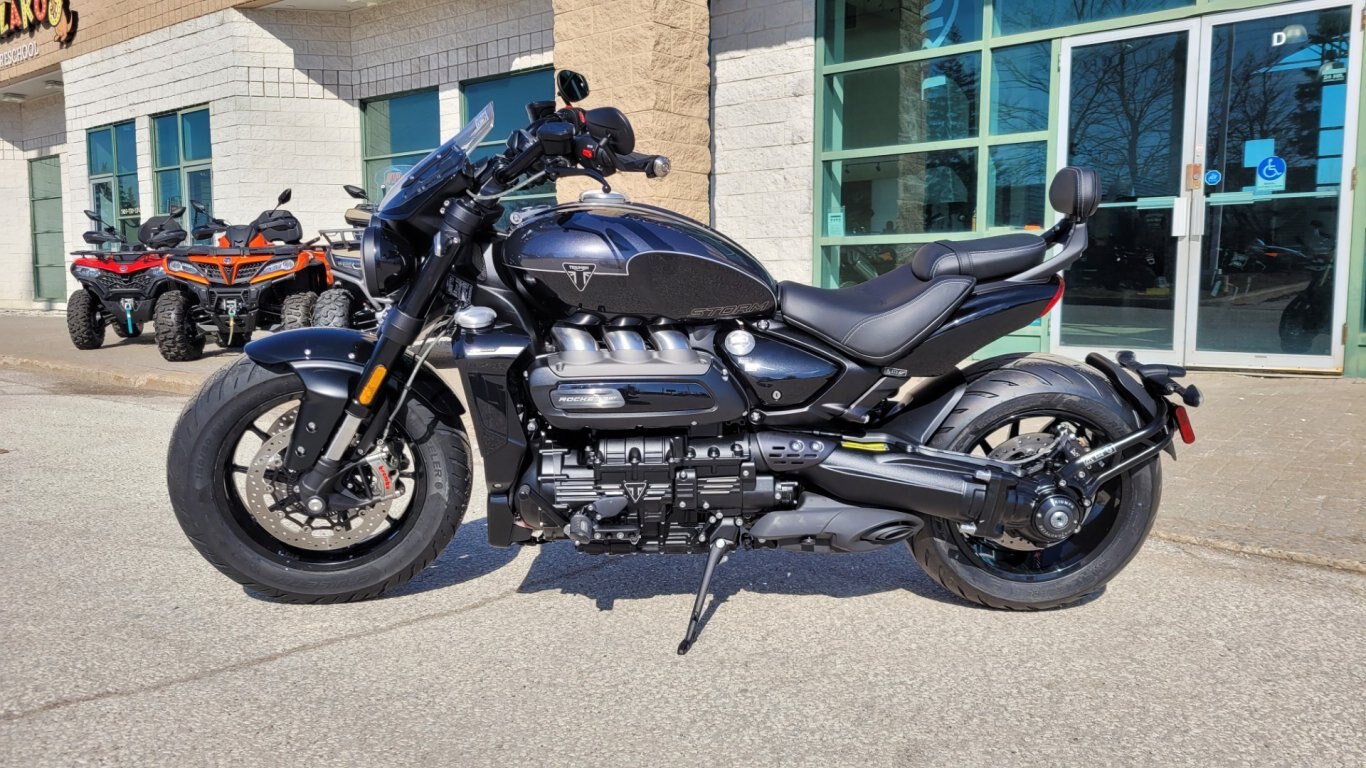 2025 Triumph Rocket 3 Storm GT Granite/Sapphire black