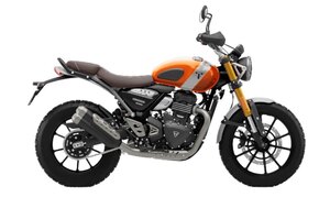 2026 Triumph Scrambler 400 X Aluminum / Baja Orange