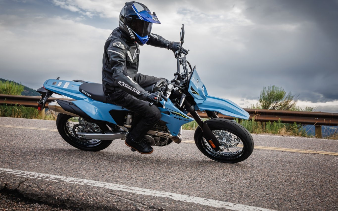 2026 Suzuki DR Z4SM Sky Grey