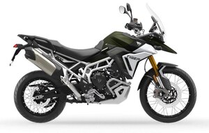 2026 Triumph Tiger 900 RALLY PRO Matte Khaki Green / Matte Phantom Black