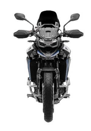 2026 Triumph TIGER 900 Alpine Edition Snowdonia white / Graphic black / Aegean blue
