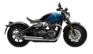 2026 Triumph Bonneville Bobber Interstellar Blue