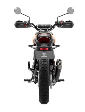 2026 Triumph Scrambler 400 X Aluminum / Baja Orange