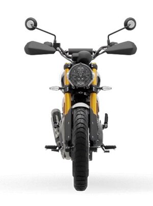 2026 Triumph Scrambler 400 X Phantom Black / Silver Ice