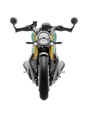 2026 Triumph Speed Twin 1200 Cafe Racer Edition Aluminium silver / Competition green