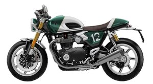 2026 Triumph Speed Twin 1200 Cafe Racer Edition Aluminium silver / Competition green