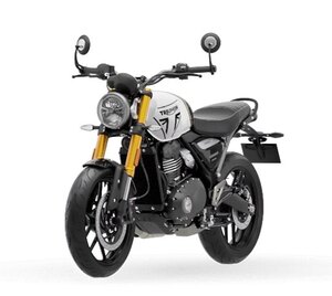 2026 Triumph Speed 400 Pearl Metallic White and Phantom Black