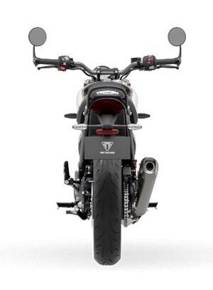 2026 Triumph Speed 400 Pearl Metallic White and Phantom Black