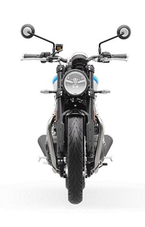 2026 Triumph Speed Twin 900 Pure White / Maui Blue / Tangerine Orange