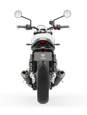 2026 Triumph Speed Twin 900 Pure White / Maui Blue / Tangerine Orange