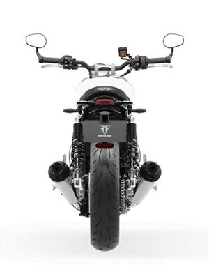 2026 Triumph Speed Twin 1200 Crystal White / Sapphire Black
