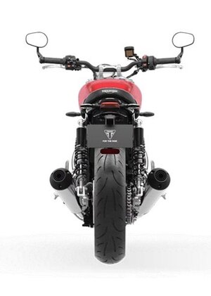 2026 Triumph Speed Twin 1200 Carnival Red / Sapphire Black