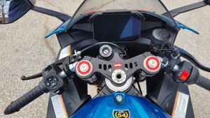 2026 Aprilia RSV4 1100 Stingray Blue