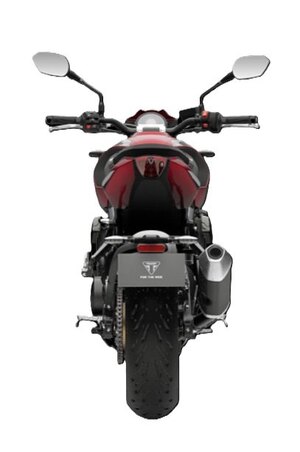 2026 Triumph Trident 800 Carnival red