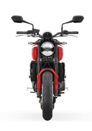 2026 Triumph Trident 660 Diablo Red / Sapphire Black