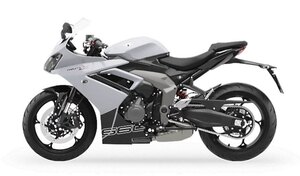 2026 Triumph Daytona 660 Snowdonia White / Sapphire Black