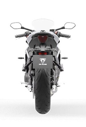 2026 Triumph Daytona 660 Snowdonia White / Sapphire Black