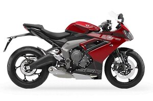 2026 Triumph Daytona 660 Carnival Red / Sapphire Black