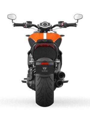 2026 Triumph ROCKET 3 STORM R Satin Baja Orange / Matt Sapphire Black