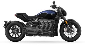2026 Triumph ROCKET 3 STORM R Satin Pacific Blue and Matte Sapphire Black