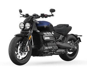 2026 Triumph ROCKET 3 STORM R Satin Pacific Blue and Matte Sapphire Black