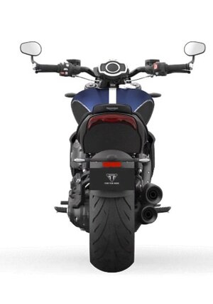 2026 Triumph ROCKET 3 STORM R Satin Pacific Blue and Matte Sapphire Black