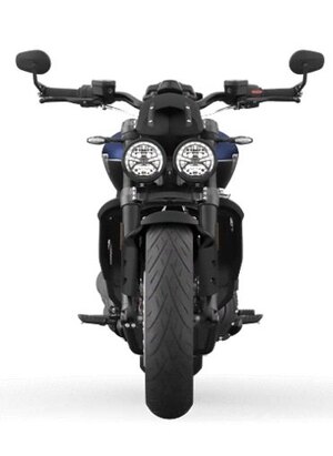 2026 Triumph ROCKET 3 STORM R Satin Pacific Blue and Matte Sapphire Black