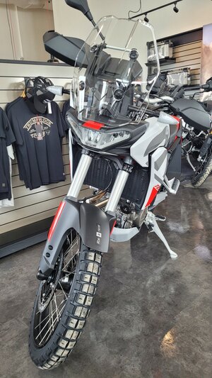 2026 Aprilia Tuareg 660 Hailstorm White