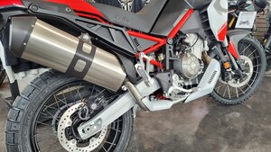 2026 Aprilia Tuareg 660 Hailstorm White
