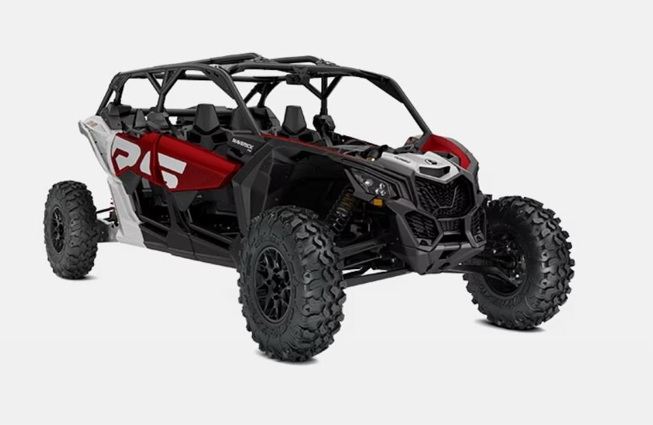 2024 Can Am MAVERICK X3 MAX RS TURBO fiery red hyper silver