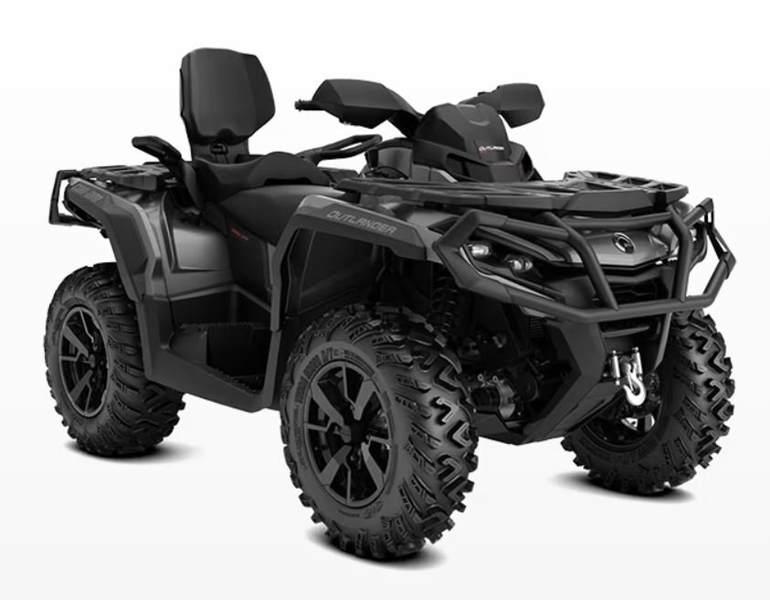 2024 Can Am OUTLANDER MAX XT 78 hp Rotax 850 V twin engine, Intelligent Throttle Control (iTC™?) with riding modes platinum satin