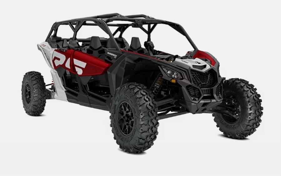 2024 Can Am MAVERICK X3 MAX RS TURBO fiery red hyper silver