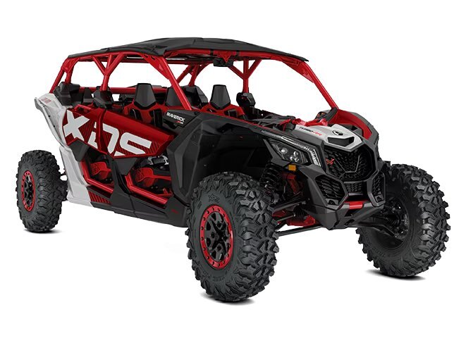 2025 Can Am Maverick X3 MAX X ds TURBO RR with Smart Shox Fiery Red & Hyper Silver