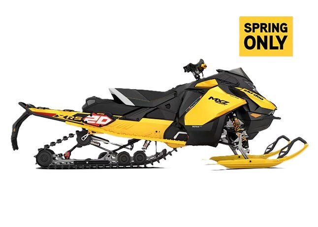 2027 Ski Doo MXZ X RS with Competition Package Rotax® 600RR E TEC® Circuit Yellow 20th Anniversary