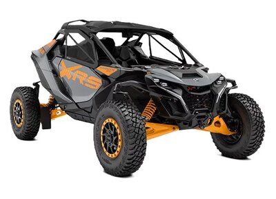 2027 Can-Am Maverick R X RS 999T Dolomite Grey & Orange Crush