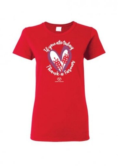 Massey Ferguson Womens Thank A Farmer T-Shirt