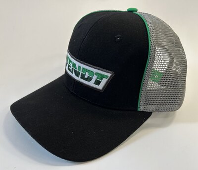 Black Fendt Hat - Grey Mesh Back