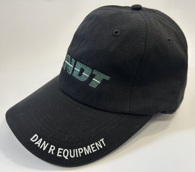 Black Fendt Hat - DanR Equipment Embroidered On Rim