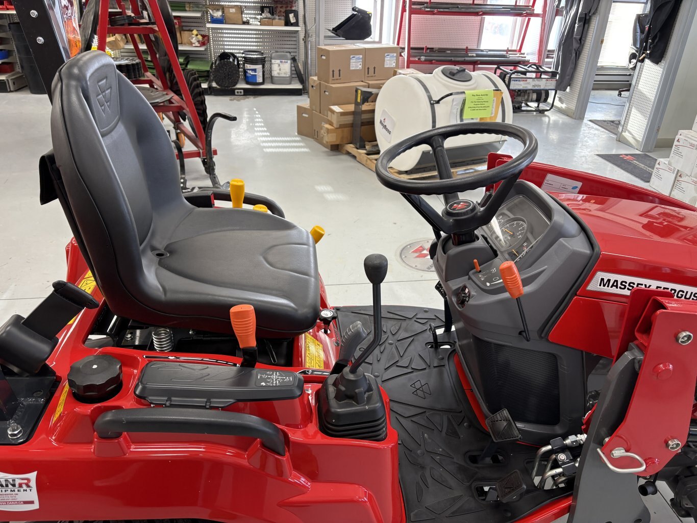 Massey Ferguson GC1723e with turf tires