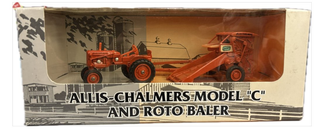 ALLIS CHALMERS WITH ROTO BALER