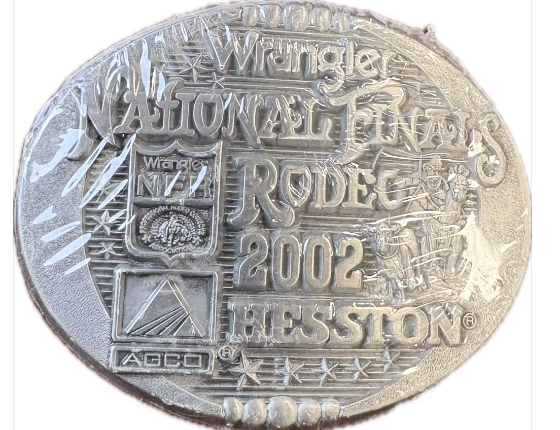 2002 NFR BELT BUCKLE