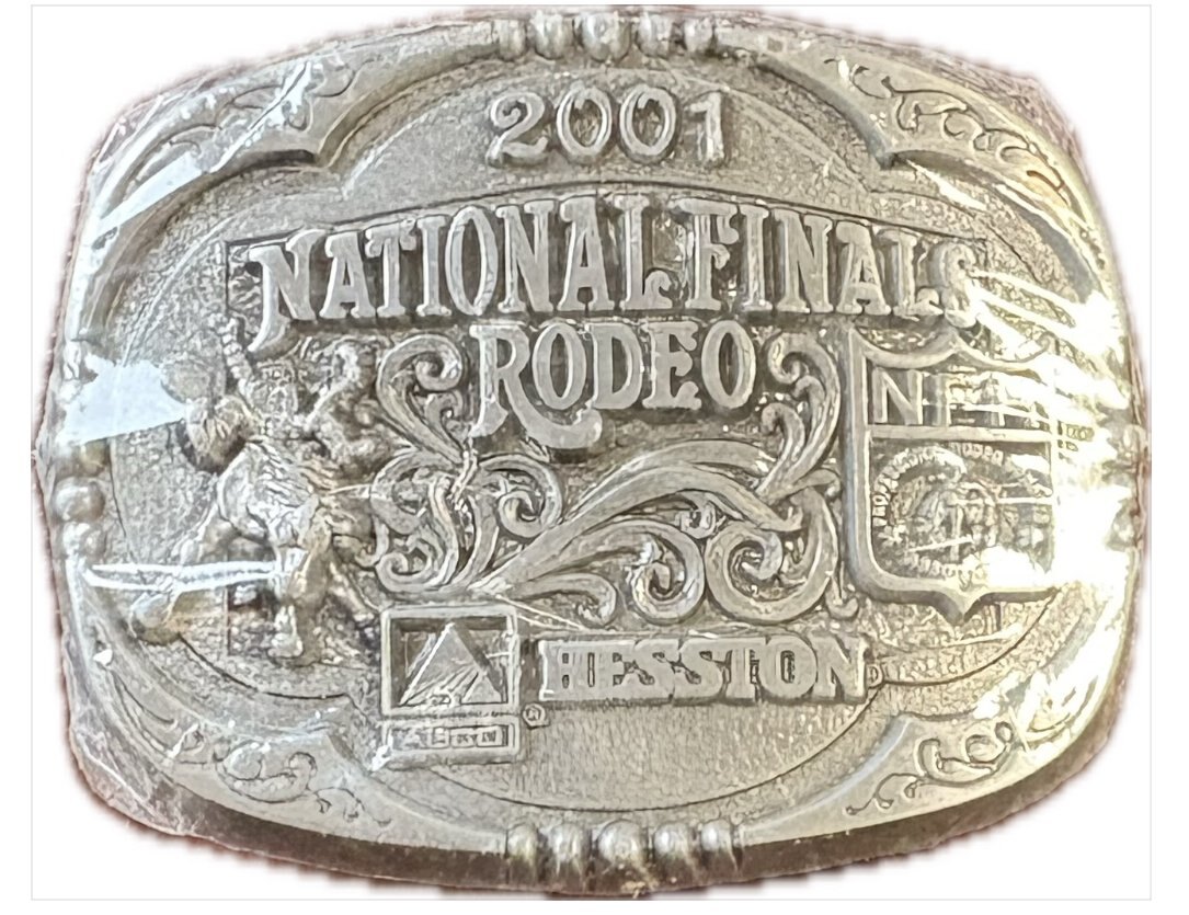 2001 NFR BELT BUCKLE