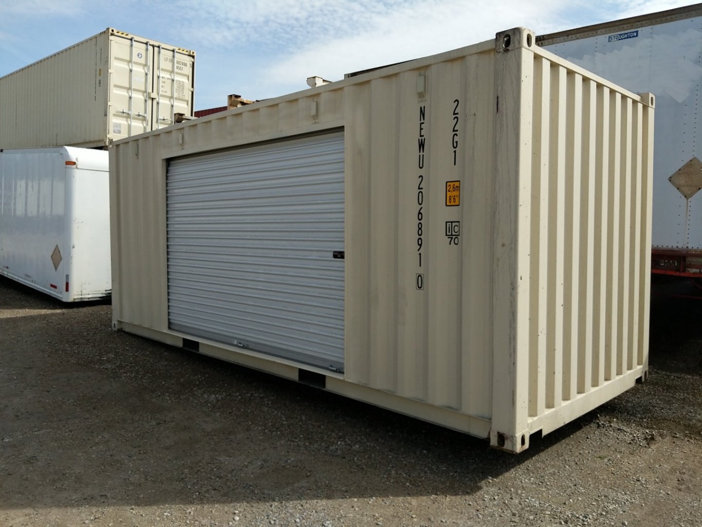 2020 CIMC 20ft One Trip Container with 8 ft Roll up Door