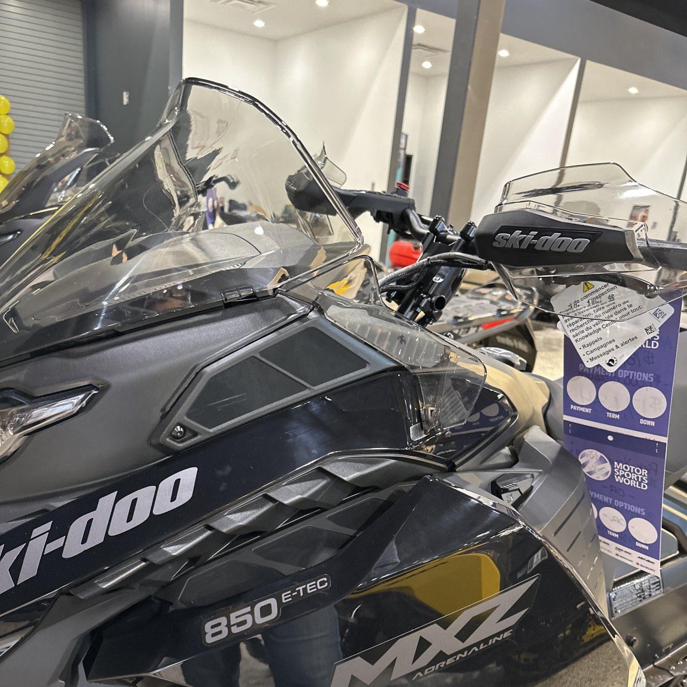 2024 Ski Doo MXZ Adrenaline Rotax® 850 E TEC Black