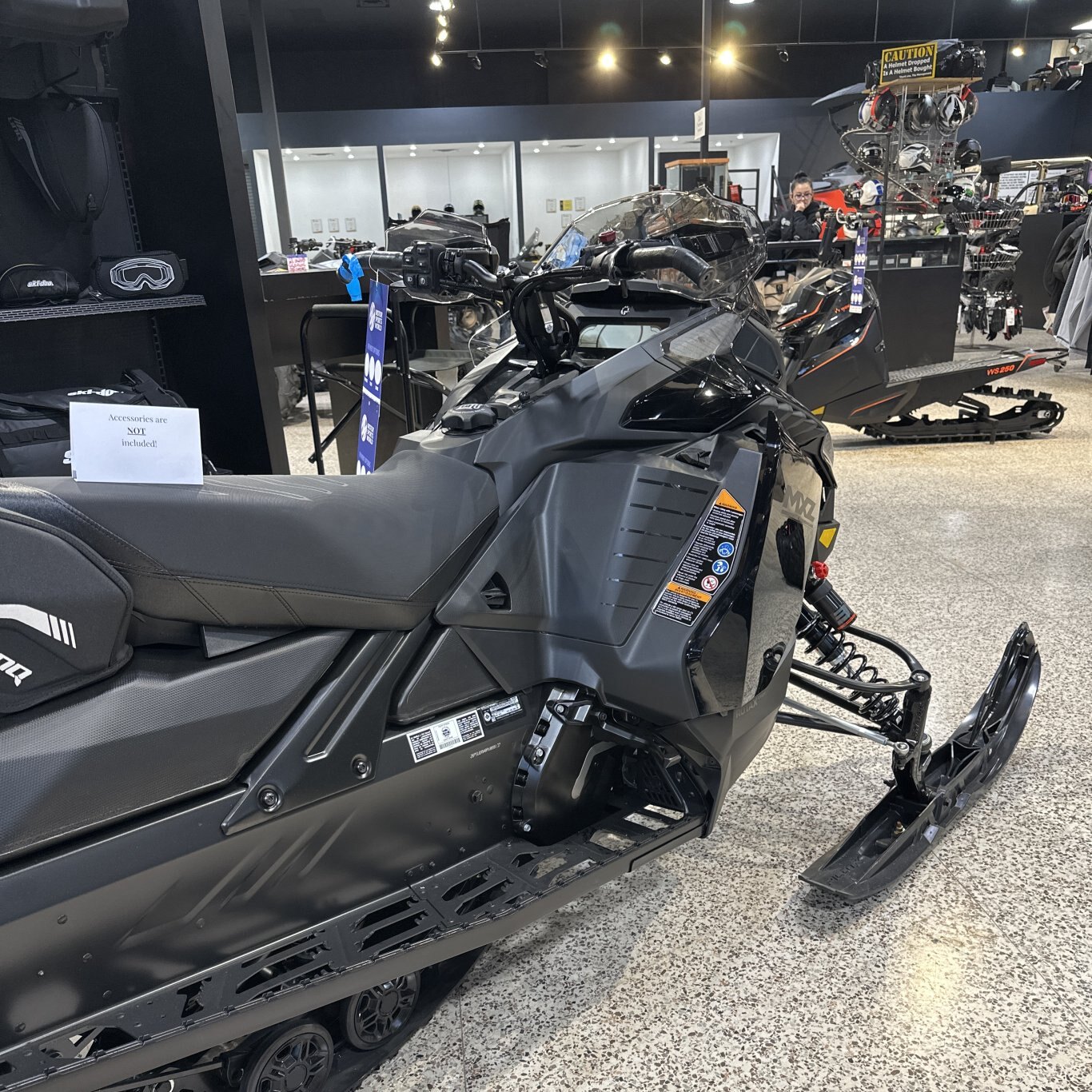 2024 Ski Doo MXZ Adrenaline with Blizzard Package Rotax® 850 E TEC Black