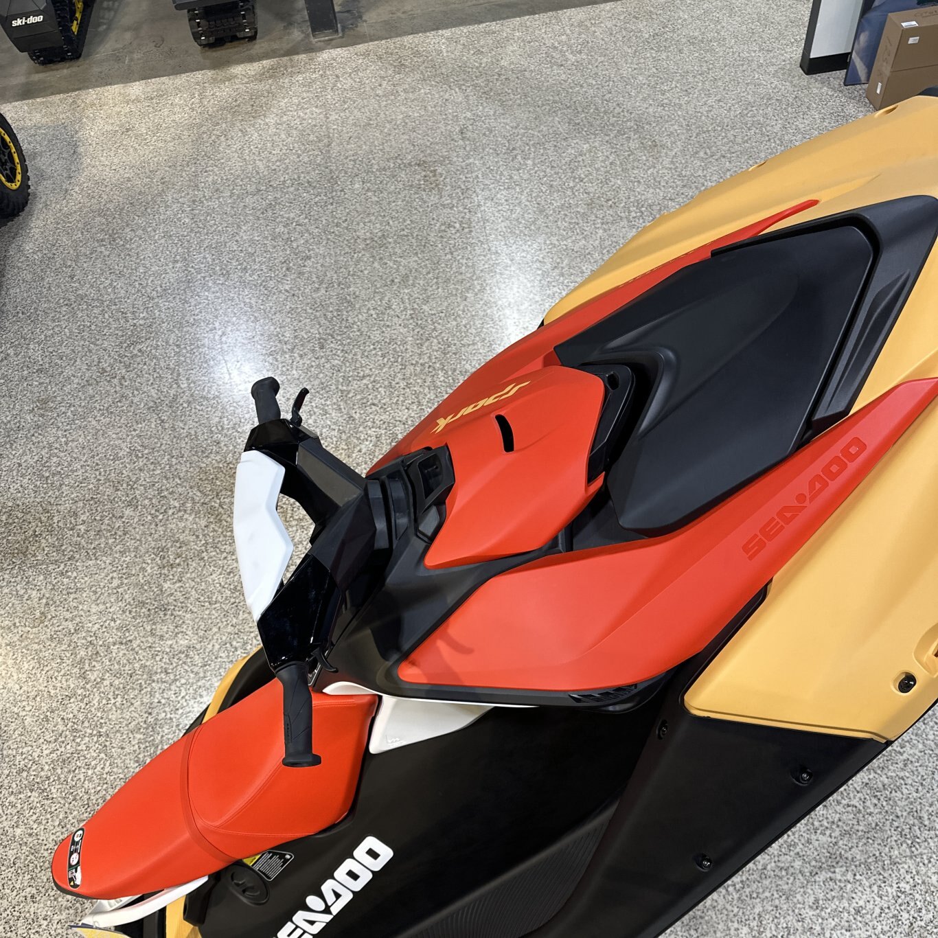 2024 Sea Doo Spark for 3 sunrise orange/dragon red