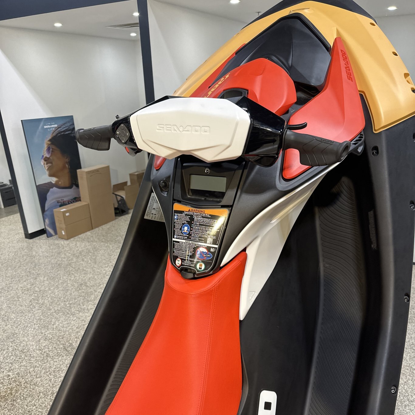 2024 Sea Doo Spark for 3 sunrise orange/dragon red